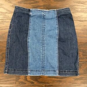 Pacsun Jean Mini Skirt